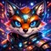 A unique and vibrant geometric avatar featuring bold contrasting colors in an abstract pattern, perfect for a profile picture